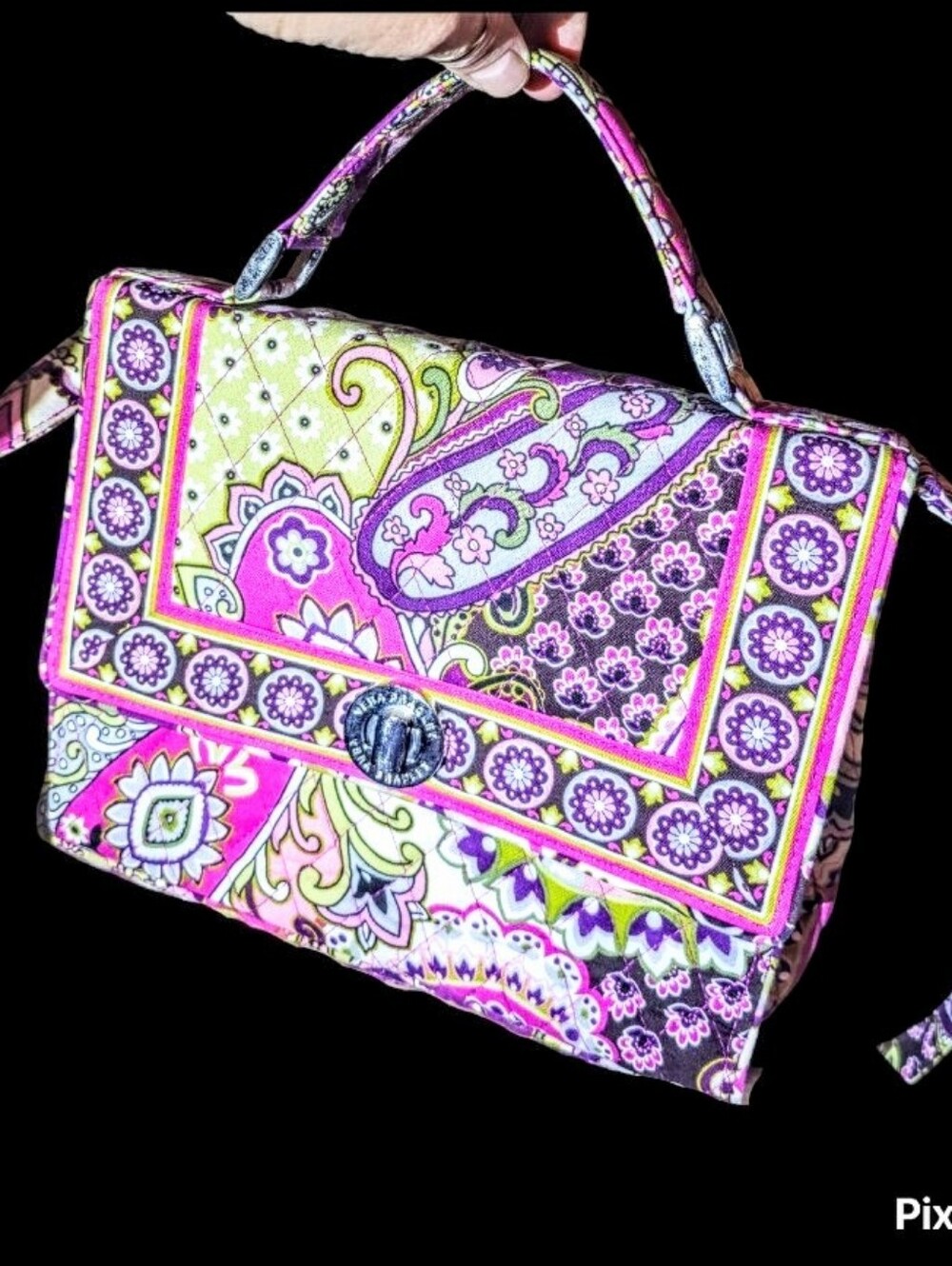 Vera Bradley "Very Berry Paisley" Crossbody Shoulder Bag